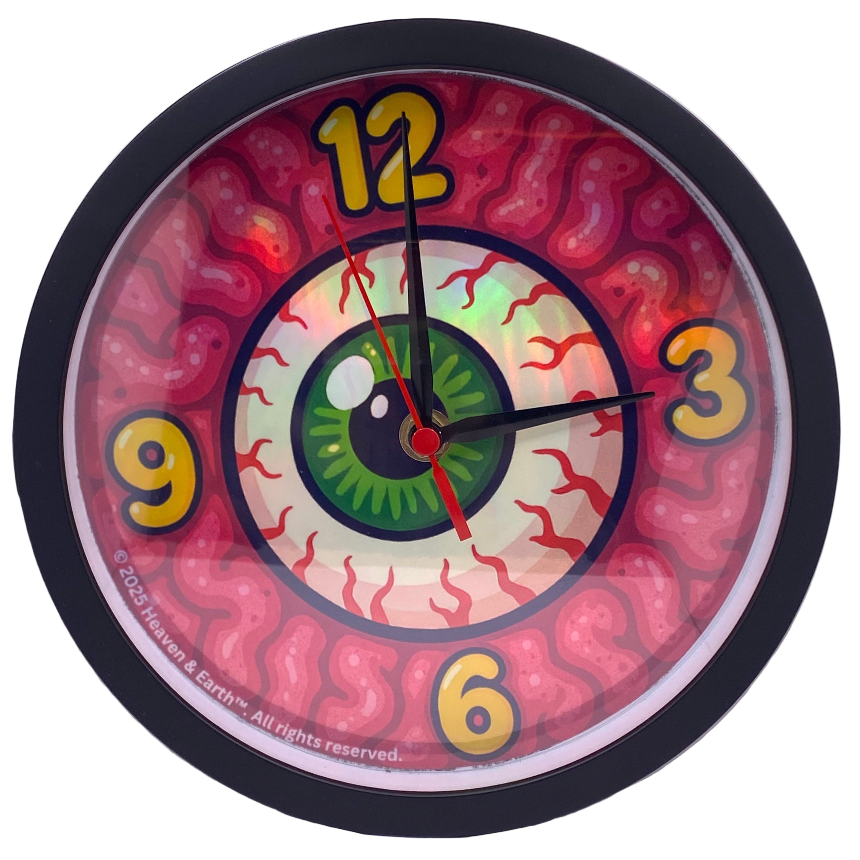 All Watching -8" Surreal Eyeball Wall Clock by Heaven & Earth™